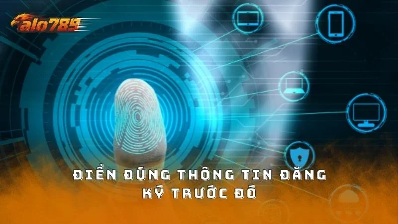 Người chơi phải điền đúng thông tin đã đăng ký trước đó