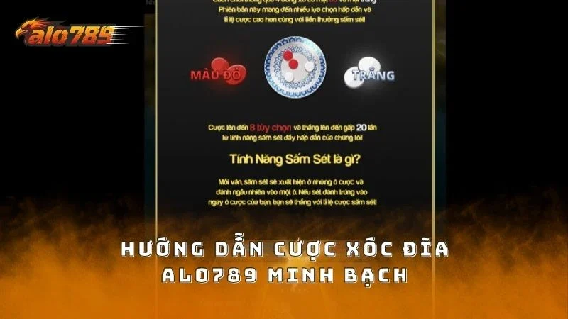 Hướng dẫn cược và thưởng xóc đĩa ALO789 minh bạch
