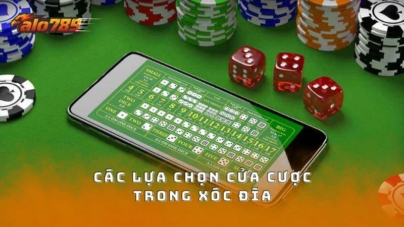 Các cửa cược hay gặp và cách tính điểm trong xóc đĩa