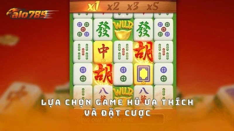 Lựa chọn game yêu thích và bắt đầu nhấn cược
