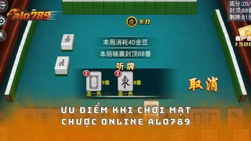 Cá cược mạt chược online tại ALO789 có nhiều ưu đãi